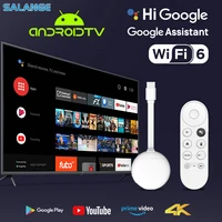 Android 14 TV Stick 2GB 16GB Smart Home Cinema AllwinnerH313 Control Remoto por Voz BT Compatible con Wifi6 BT5.0 Reproductor Multimedia 4K Asistente de Google