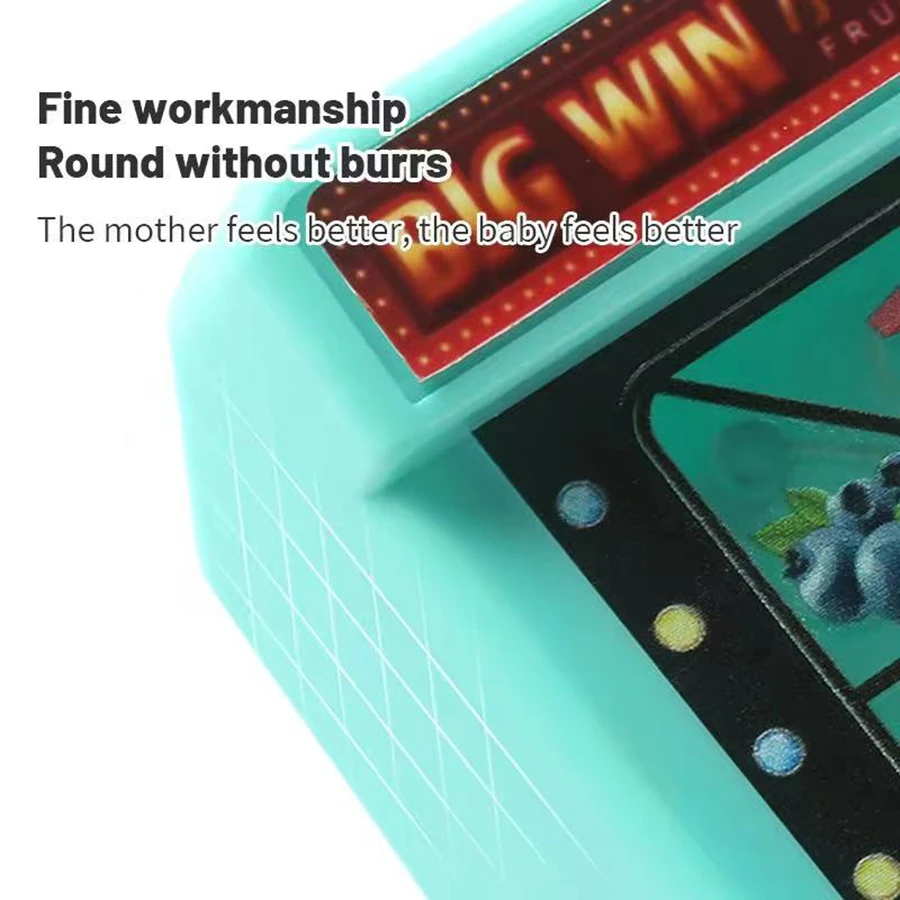 1PC Fruit Lottery Machine Table Toys Multiplayer Retro Competition Party Desktop Game Toy Cartoon Slot Machine Toy Gift for Kid