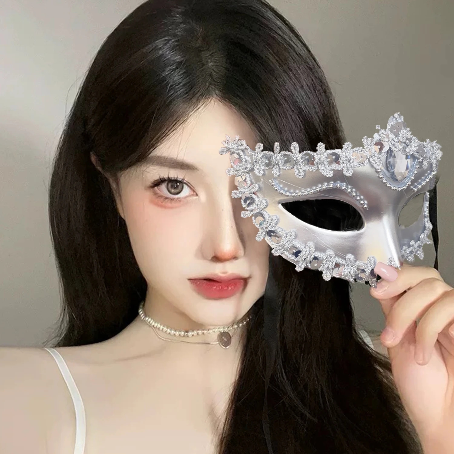 Máscaras de fiesta de carnaval, Cosplay de Anime, máscara de ojos veneciana, accesorios de fiesta, máscara facial para club nocturno, disfraz para mujeres y hombres