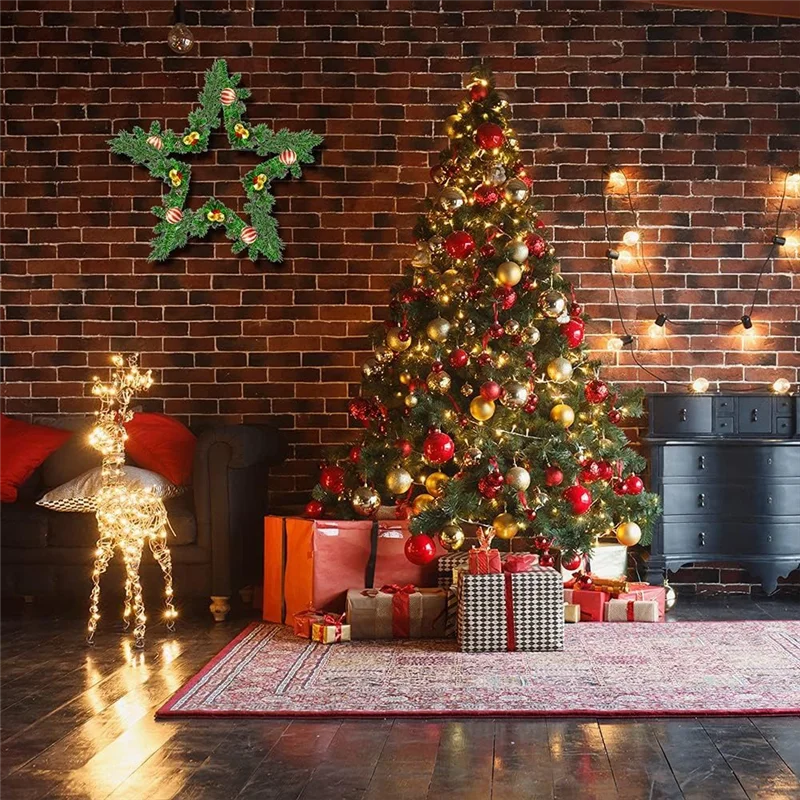 

A59Z-8 Pcs Christmas Wire Wreath Frames 12 Inch Pentagram Shaped Green Wreath Wreath Ring For Home Arts Craft DIY Party Decor