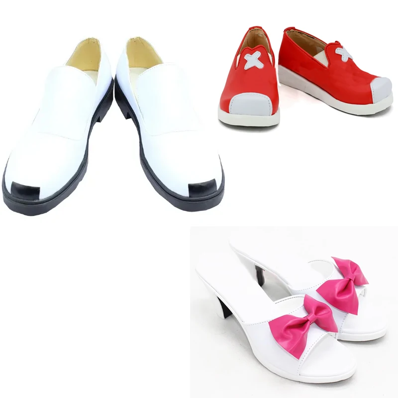 

Gatari Oshino Shinobu Araragi Koyomi Cosplay Shoes Hachikuji Mayoi 894 Boots Women Men Custom Made