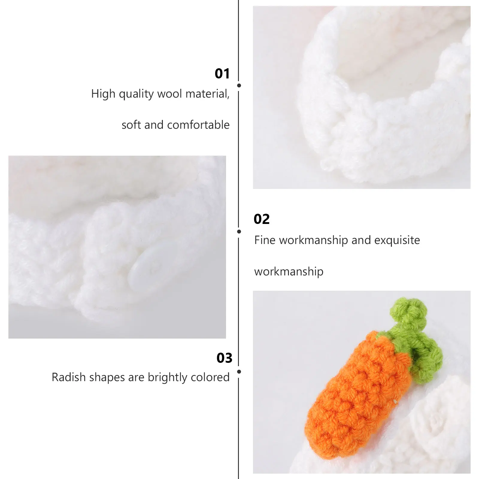 

2 Pcs Yarn Bracelet Wrist Bands Wristbands Woolen Bracelets to Weave Gift Couples Toddler Easter