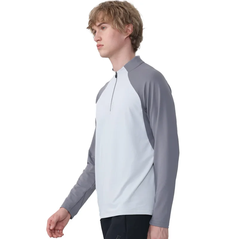 Gym Patchwork Jackets Running Quick Drying Comfort Outdoor Jogging Zipper Long Sleeves Fashion Training Workout Sweatshirts