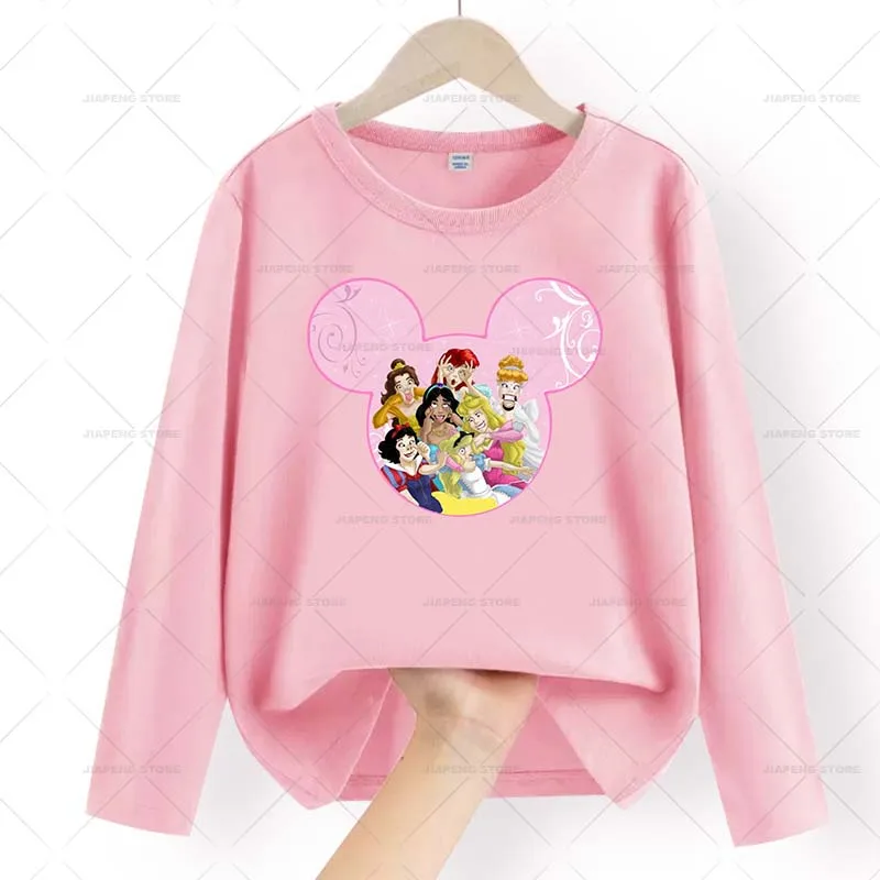 Pegatinas con logotipo de Mickey Mouse para ropa, parches con estampado de princesa Disney, transferencia de planchado para ropa de mujer, apliques