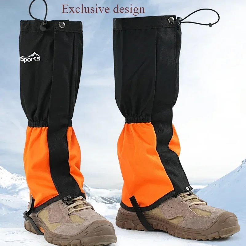 waterproof leg Gaiters for Men and Wonmen Snow Boot Gaiter For Hiking in Hunting Sand and Mud Mountain Climbing or Snowshoeing