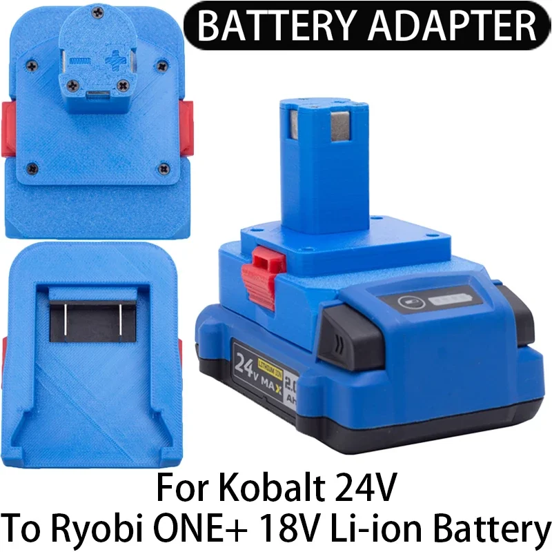 Battery adapter for Ryobi 18V ONE+ Li-ion tools Convert to Kobalt 24V Li-ion battery adapter power tool accessories