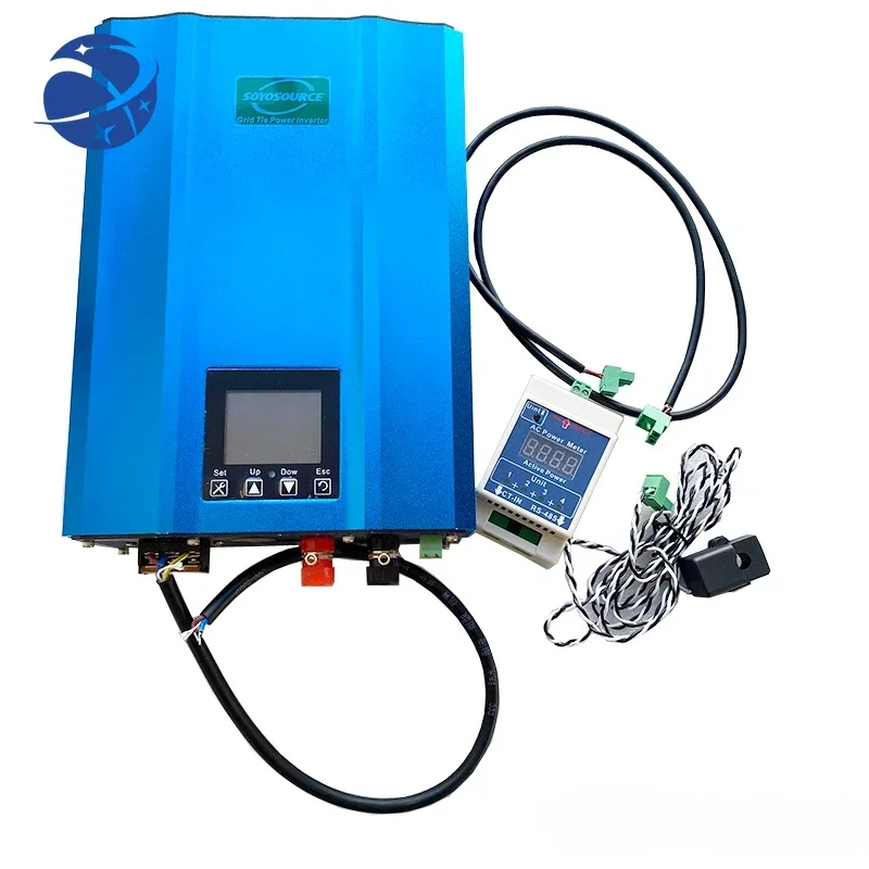 YYHC 1200W Solar Inverter Grid Tie with Pure Sine Wave Output DC48V to AC110V AC230V with Limiter Export Function