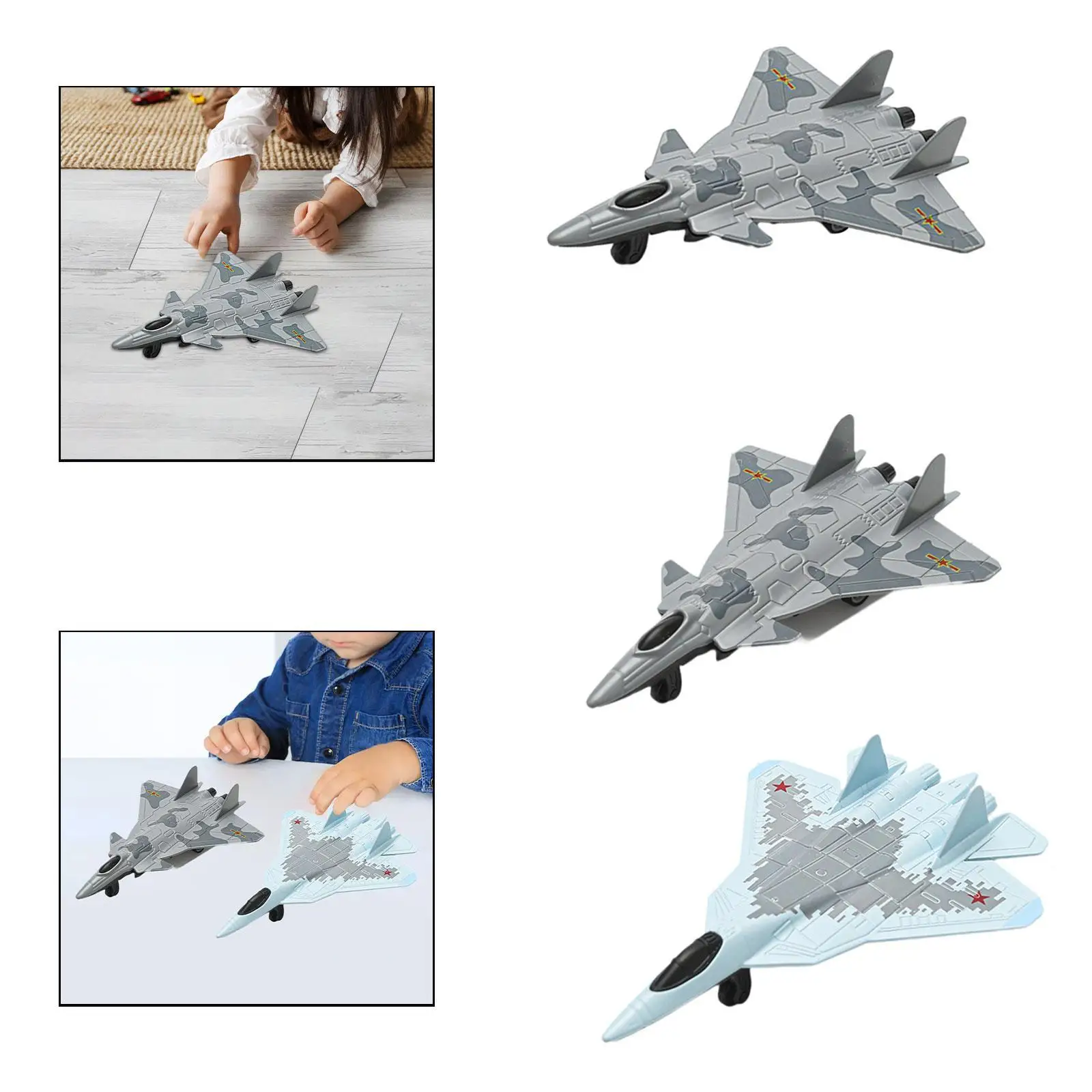 

Alloy Fighter Model, Children Toy Plane, Simulation Gift, Ornament Children Toy Aircraft for Living Room Bookshelf Office