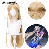 Game Wuthering Waves Cartethyia Cosplay Wig Blonde Long Braids Rinascita Halloween Party Hair Women Girls Carnival Game Wigs