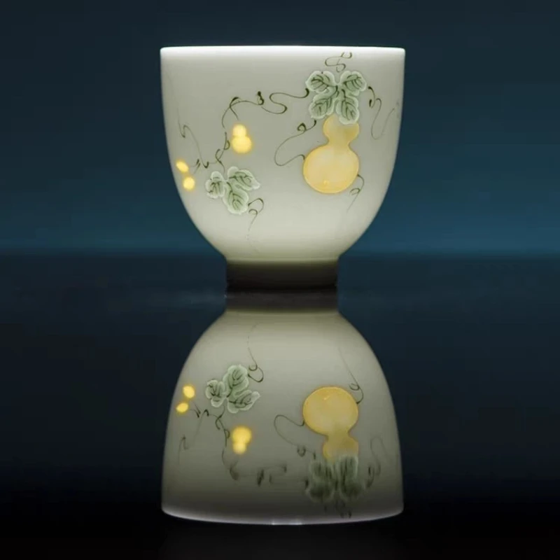 Ceramic high-end Fulu Shouxi tea set