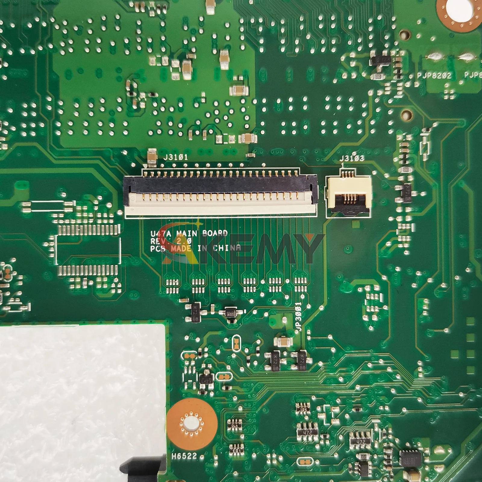 Placa base para ordenador portátil U47A para placa base para portátil ASUS U47A U47, este artículo está en stock, prueba de 100%, envío rápido OK, alta calidad