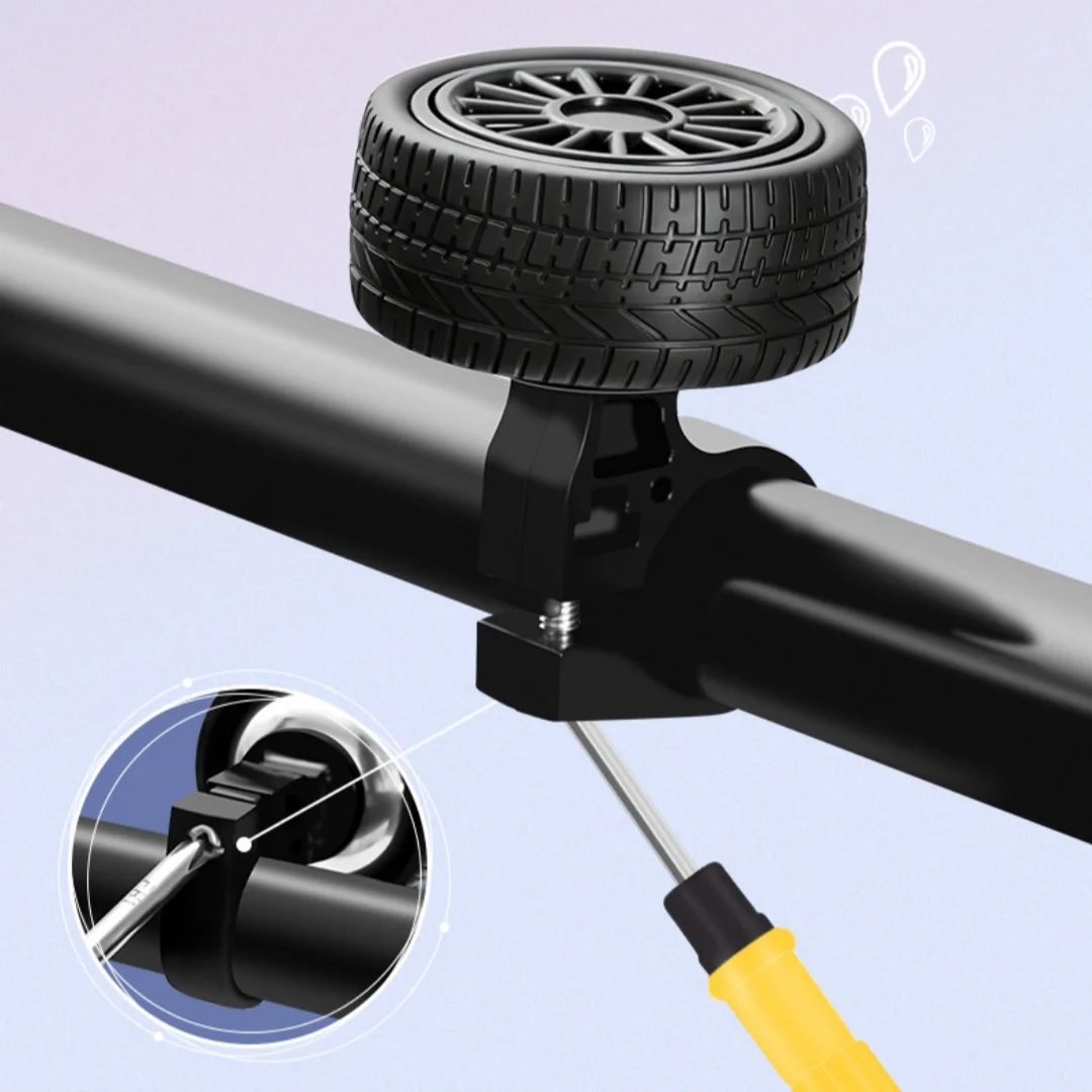 Bicycle Mini Bell, Cartoon Mountain Bike and Scooter Horn, M