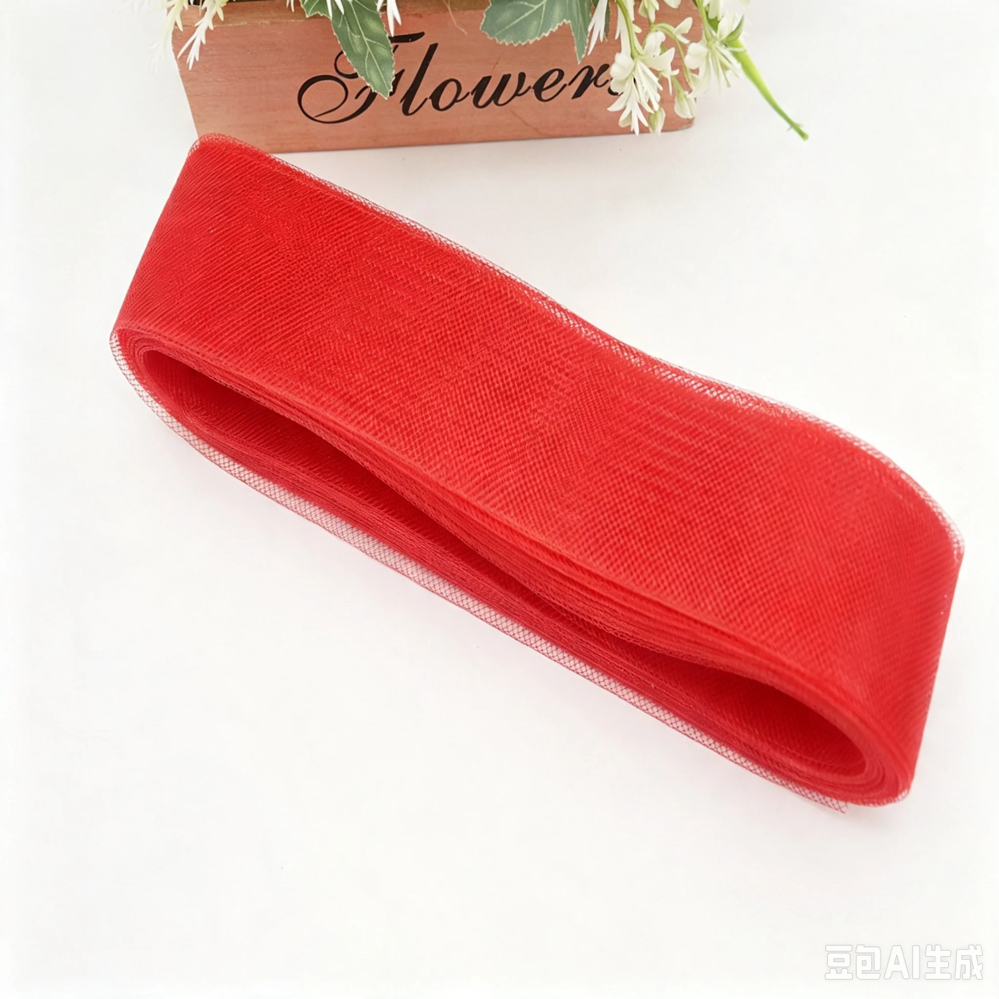 Soft Polyester Horsehair Mesh Braid Ribbon Plain Veiling Crin Braid For Flexible Sinamay Millinery Hat Trim view 4