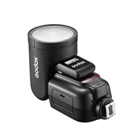 GODOX V1 Pro N 2.4G Wireless Flash 1/8000s HSS & 1.3s Recycle M/TTL Mode 10-Level Brightness Type-C Powered + Slave Flash