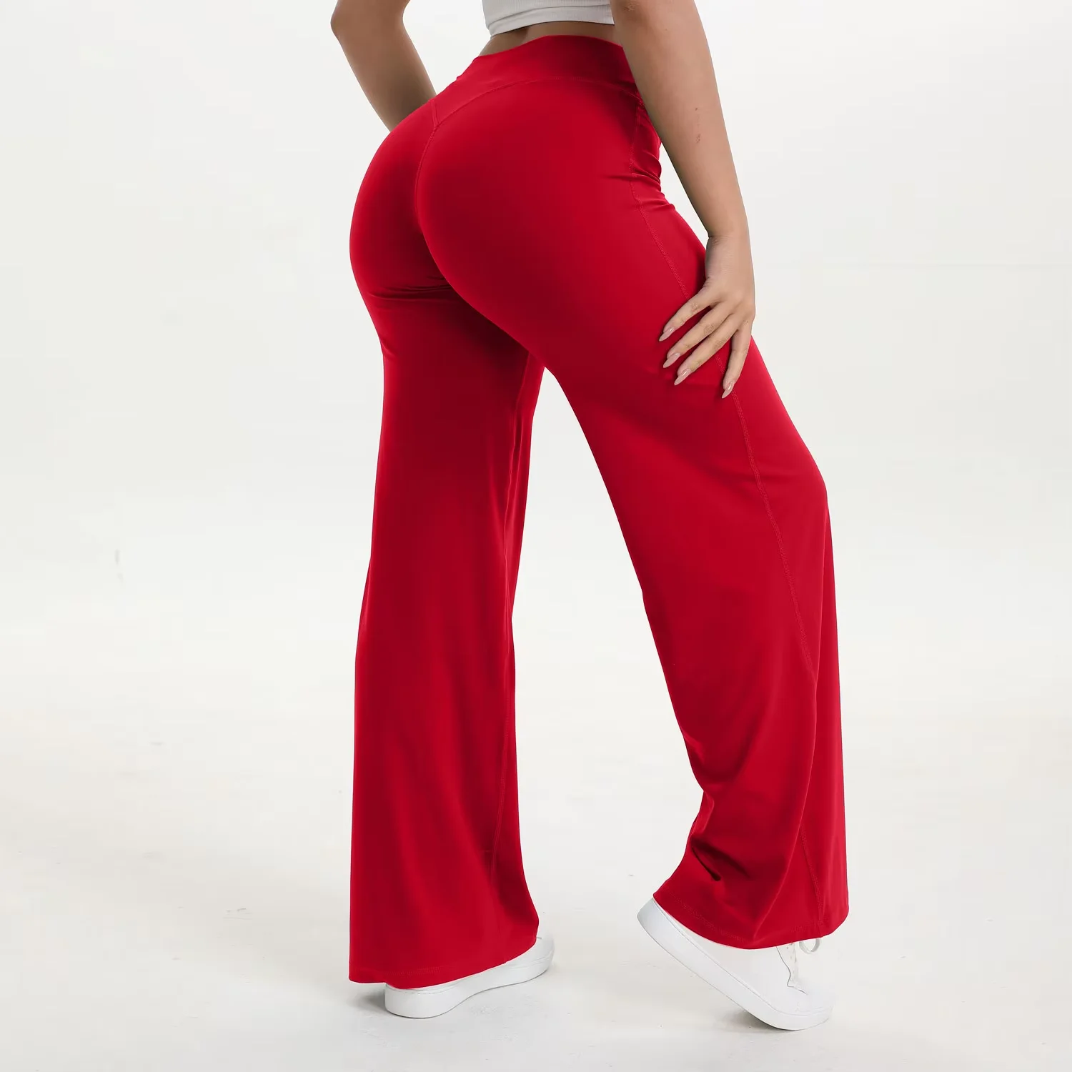 NCLAGEN Yogabroek SoftMotion Rechte broek Dames Sportlegging met hoge taille GYM Naked Feel Pilates Hardloopbroek