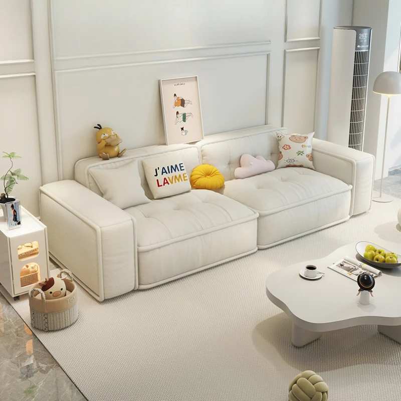 

Italiano Living Room Sofa White Lounge Elegant Loveseat Stretch Living Room Sofa Mobile Multifunctional Mueble Sala Furniture