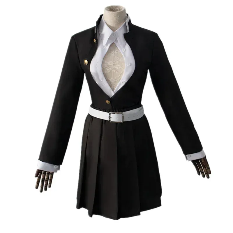 Канродзи Мицури Косплей Костюм Парик Аниме Японское Кимоно Пальто Топ Юбки Чулки Хэллоуин Вечерние Наряды Женщины Девушки Полный Комплект