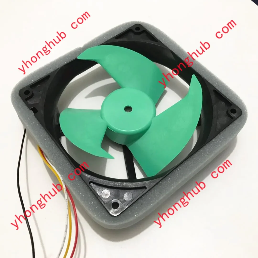 NMB-MAT FBA12J14V 7F11A75S DC 14V 0.28A 125x125mm 4-Wire Refrigerator Fan