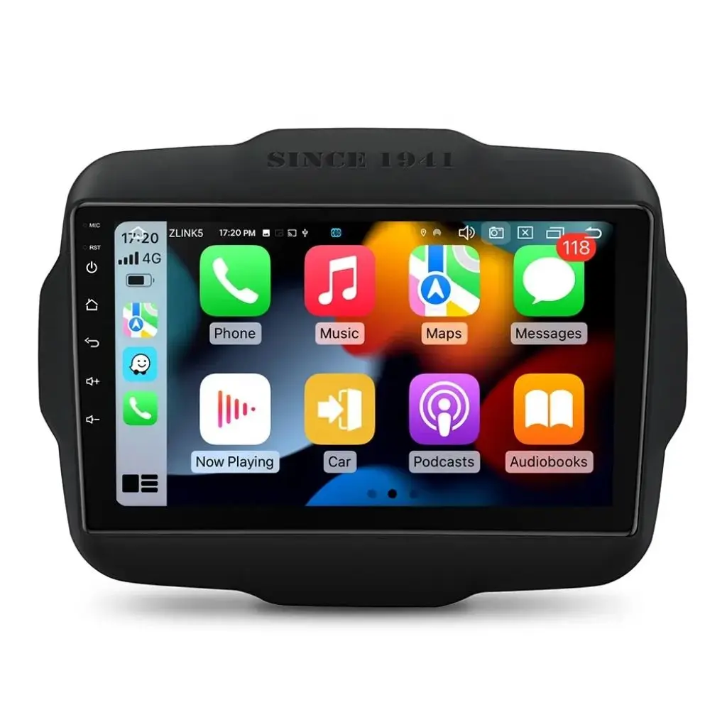 

Автомобильная стереосистема для Jeep Renegade 2015-2020, экран Carplay, 9 дюймов, Android 12, 128G, Android Auto, 4G, LTE, DVD-плеер, авторадио, автомобильные аксессуары