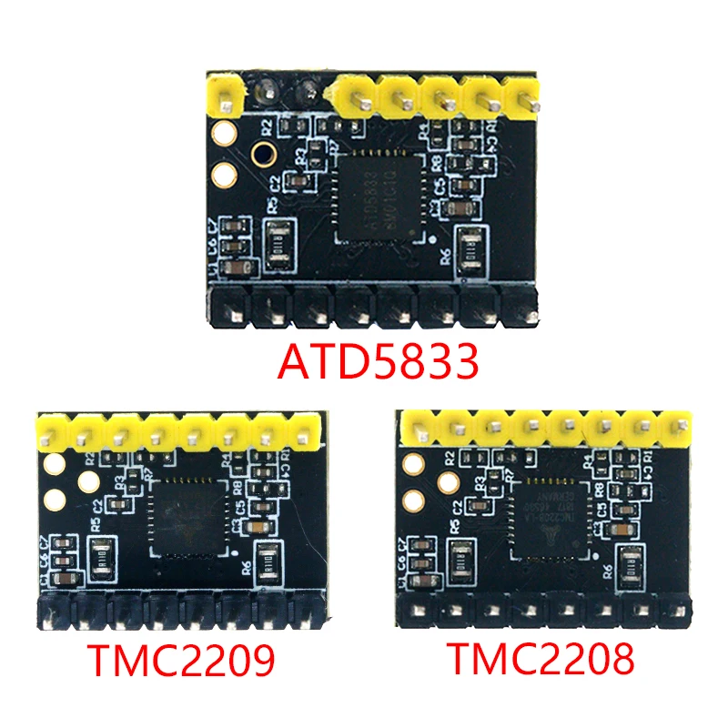 TMC2208 TMC2209 ATD5833 V2.0 With Heat Sink Stepper Motor Driver StepStick 3d Printer Parts 2.5A 256 Subdivision Silent Printing