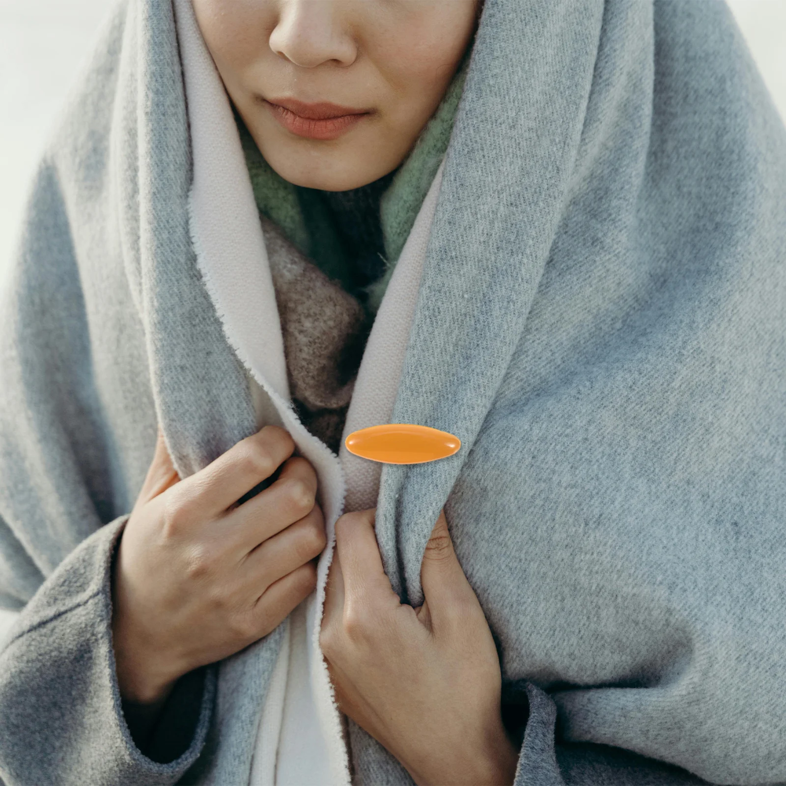 

40pcs Colorful Hijab Pins Plastic Cover Hijab Pin Lightweight Scarf Brooch For Headscarf Shawl Sweater Hat Clip Accessories