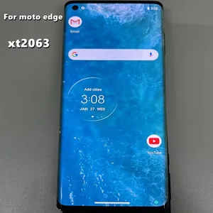 لموتورولا موتو إيدج LCD XT2063-3 مع إطار محول الأرقام بشاشة تعمل باللمس لشاشة عرض موتو إيدج لوحة XT2063 لنقطة موتو إيدج المستخدمة أعلى 6 مبيعات موتورولا لوحة الهاتف الخليوي - No4