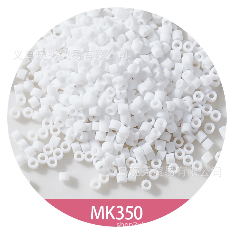 1.6 مللي متر ماتي بلون العتيقة الخرز اليدوية DIY بها بنفسك معكرون الزجاج الأرز الخرز سوار قلادة مواد التطريز الفرنسية #5