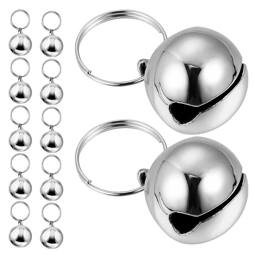 

12Pcs Small Bells for Small Dogs Cat Lightweight Metal Pendant Durable Pet Collar Charms for Outdoor Activities