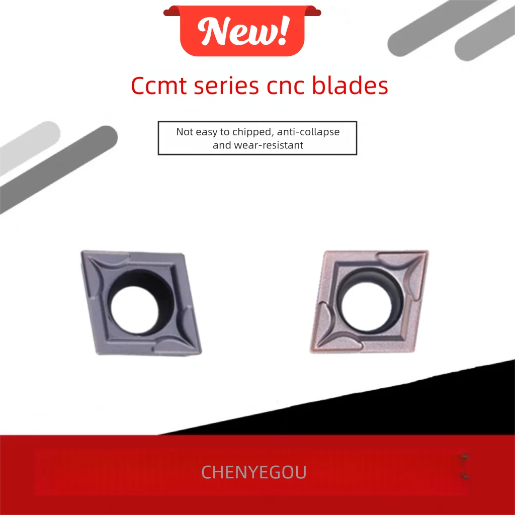 

10PCS CNC Inner Hole Insert CCMT060204 09T304 CCMT120404 Diamond Shaped Small Blade Outer Circle Stainless Steel Lathe Inserts