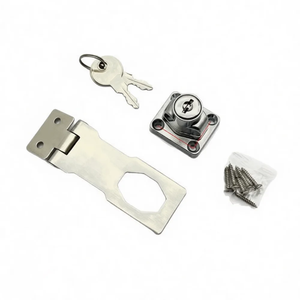 Durable Security Hasp With Key - đánh giá và giá Furniture Hardware Fasteners