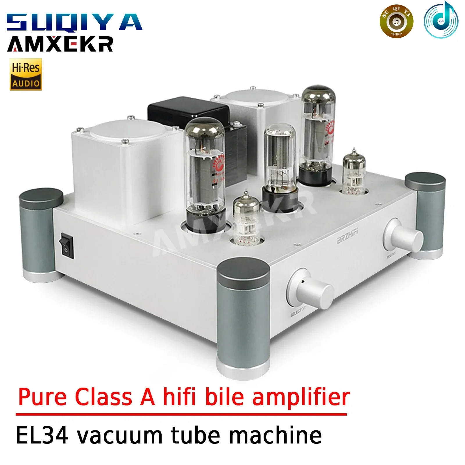 

AMXEKR A20 EL34 Vacuum Tube Single End Bile Machine Pure Class A Hifi Bile Amplifier on The United States 300B Voice Mellow