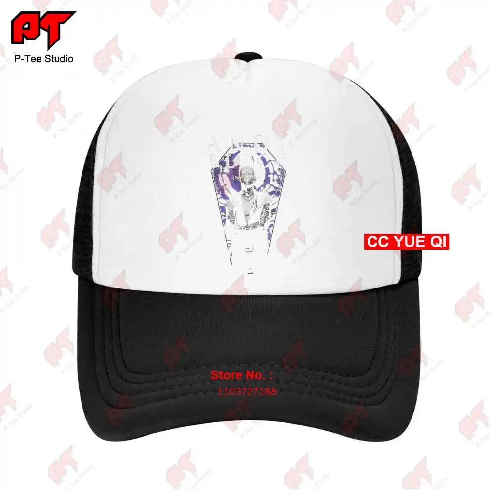 Andy Black Purple Coffin Baseball Caps Truck Cap 21WF