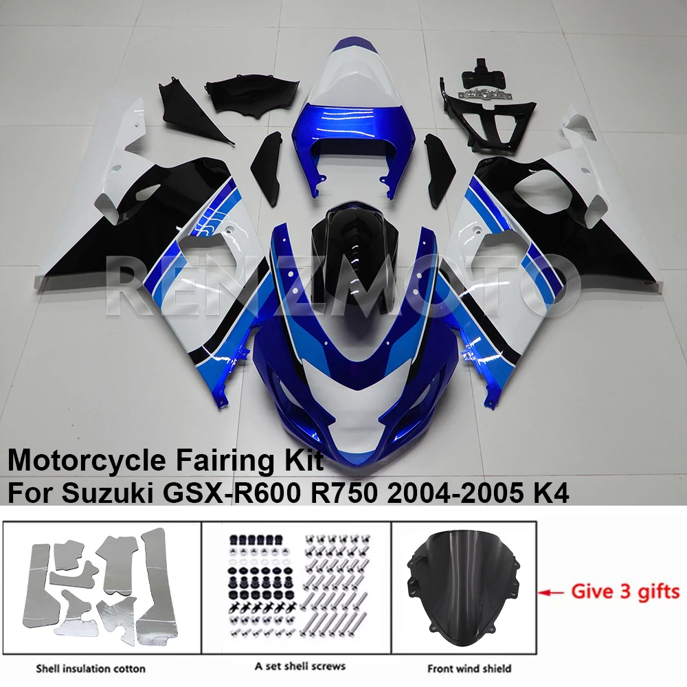 S0604-126A For Suzuki GSX-R600 R750 04-05 K4 K5 Fairing Motorcycle Set Body Kit Decoration Plastic Guard Plate Accessories Shell