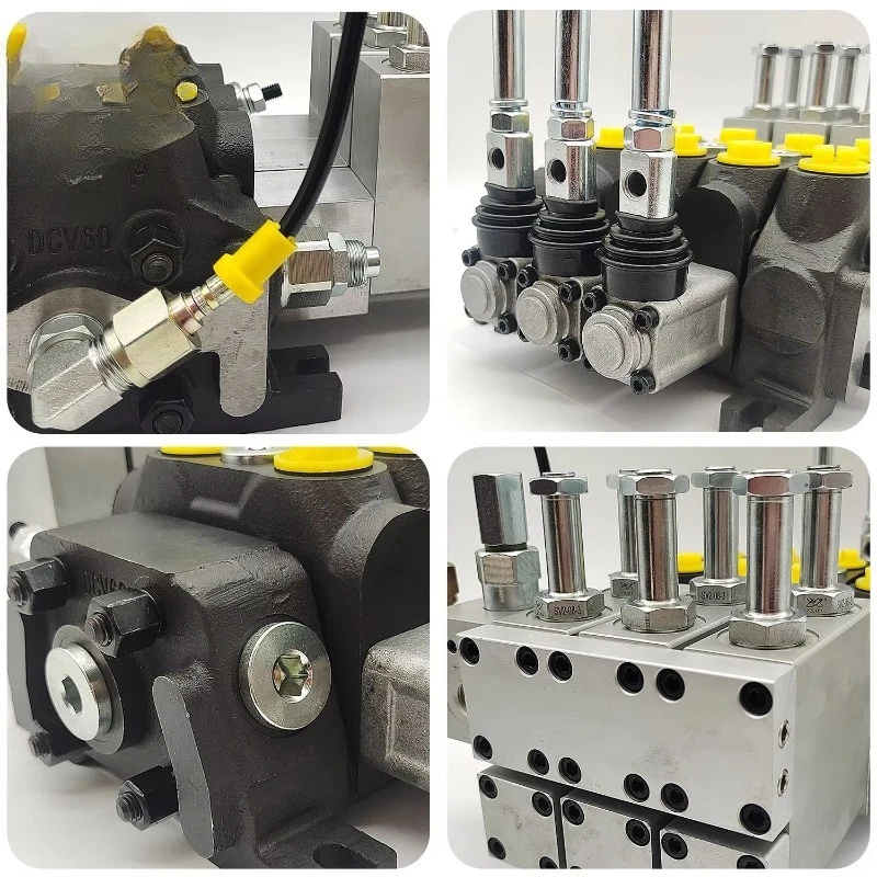 DCV60 series 3 slide valve hydraulic valve electro-hydraulic segmented valve