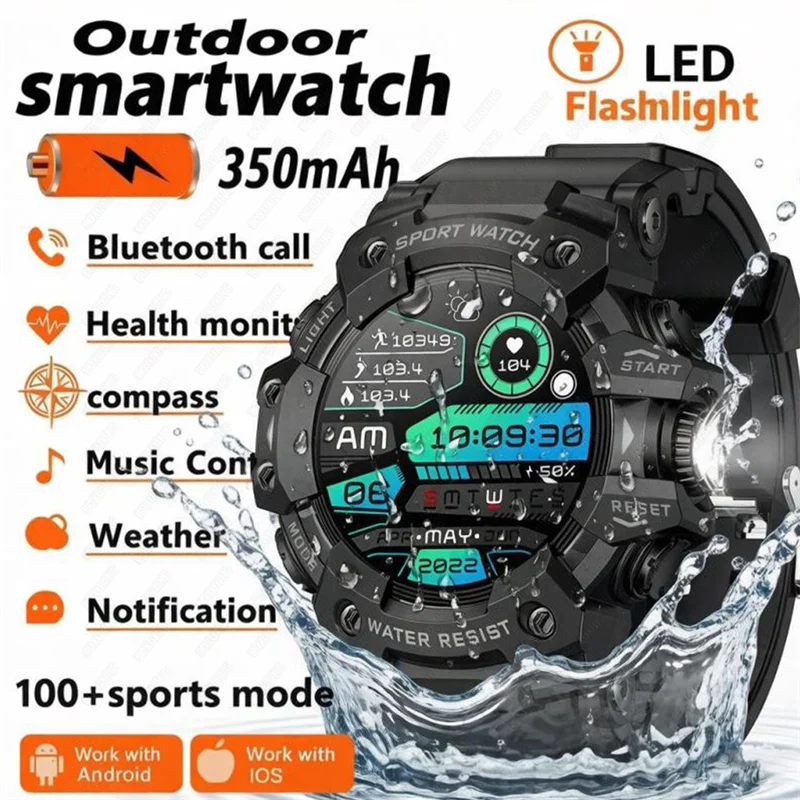 Smartwatch militar deportivo IP68