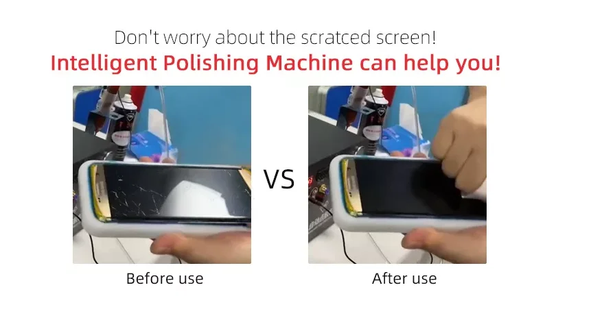 Pulidor de rayones móvil para iPhone Sumsung
