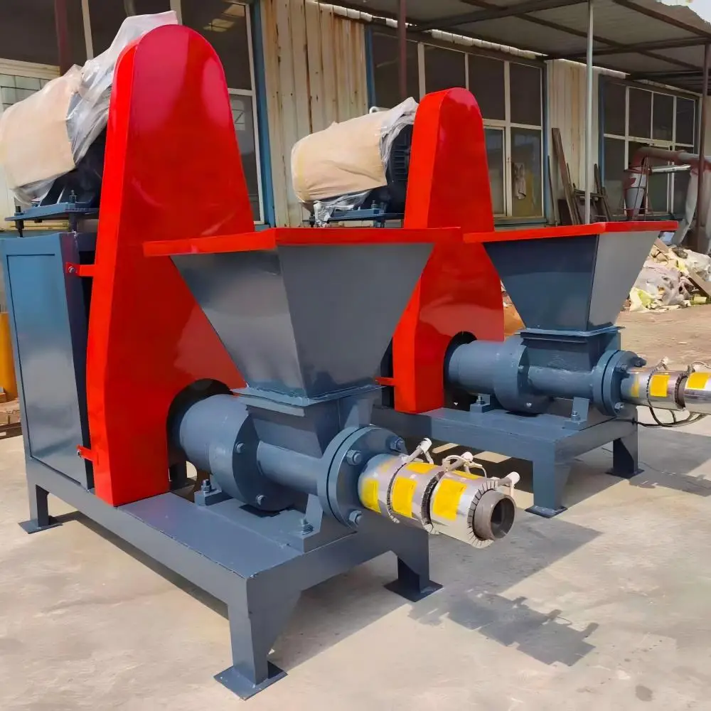 #Hot Sale Rice Husk Small Briquetting Making Machine Olive Carbon Molding Equipment Coconut Shell Charcoal Production Line