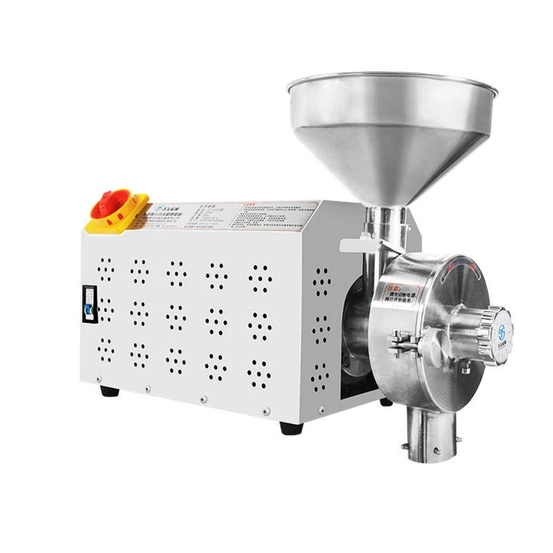 Simple Operation 3000w Commercial Cassava Soybean Flour Mill Strong Power Suitable for Various Grains