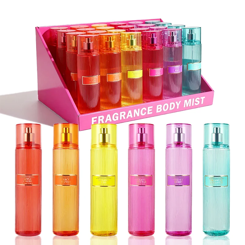

Women's 8oz Body Mist-6 Designer-Inspired Scents Fruity Floral,Long-Lasting Fragrance,Perfect for Party,Daily,Gift for Her
