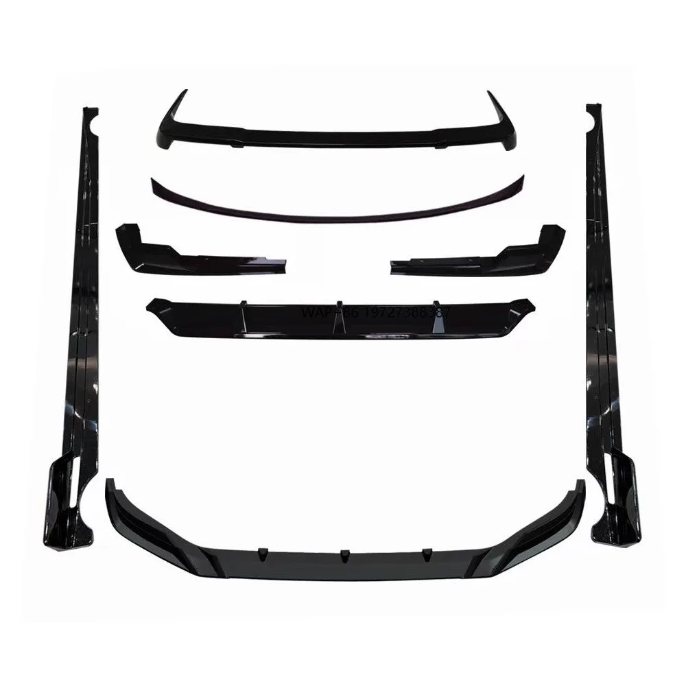 

X7 G07 LCI Glossy Black Front Lip Rear Diffuser Side Skirts Spoiler Front Splitter G07 LCI aero Kits