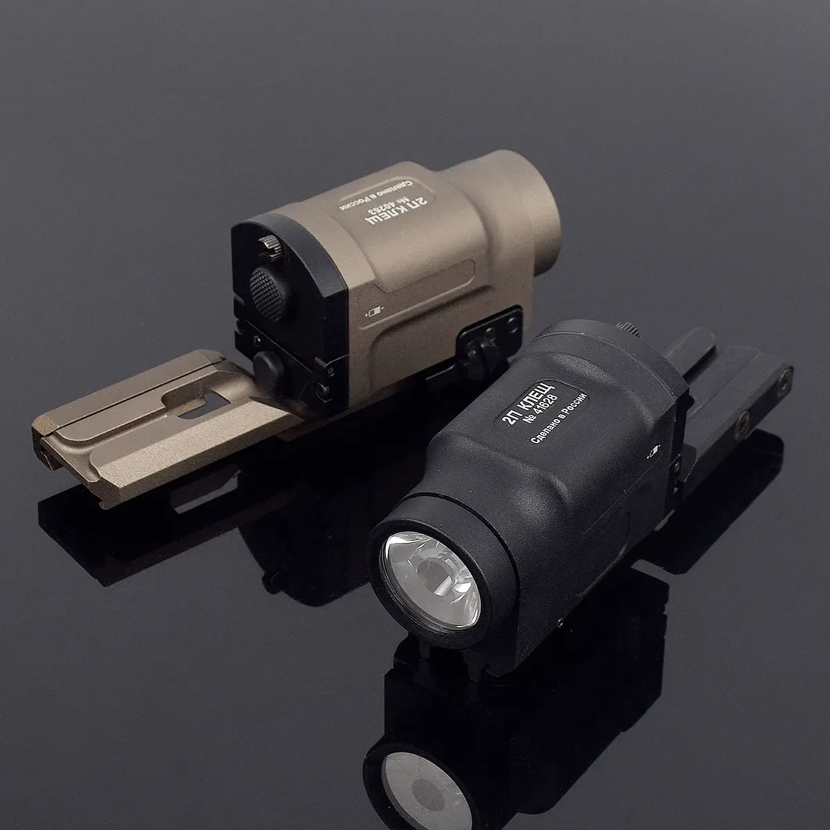 Z-enitco AK AK47 AK74 Light Klesh 2p AK-SD GEN 2 Stroboskop-Taschenlampe Passend für 20mm Picatinny-Schiene Mit Fernbedienung 500 Lumen Aluminium – Detail 2