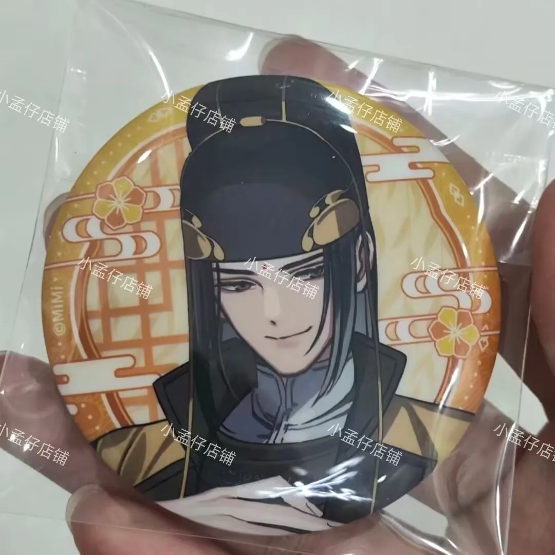 新しい自作「Modao Zu Shi」クロスワールド「Jin Guangyao」58mm明るいフィルムバーバッジペンダント装飾
