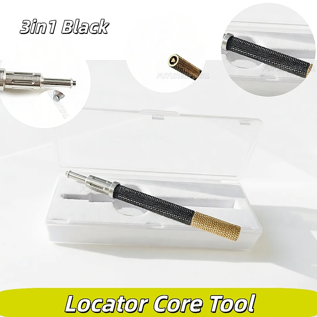 Dental Abutment Retentive Caps Inserts Locator Implant Driver Removal 3in1 Tool  Implant Core Tool Required for Locator Abutment