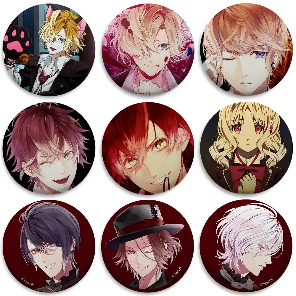 

Anime DIABOLIK LOVERS Ayato Sakamaki Badges Exquisite Badge Brooches Creative Pins For Clothes Hat Backpack Gift Accessories