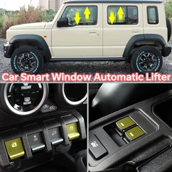 5doors Car Smart Window Automatic Lifter Reverse Mirror Automatically Folder For 2024 5 Door Suzuki Jimny JB74 Accessories