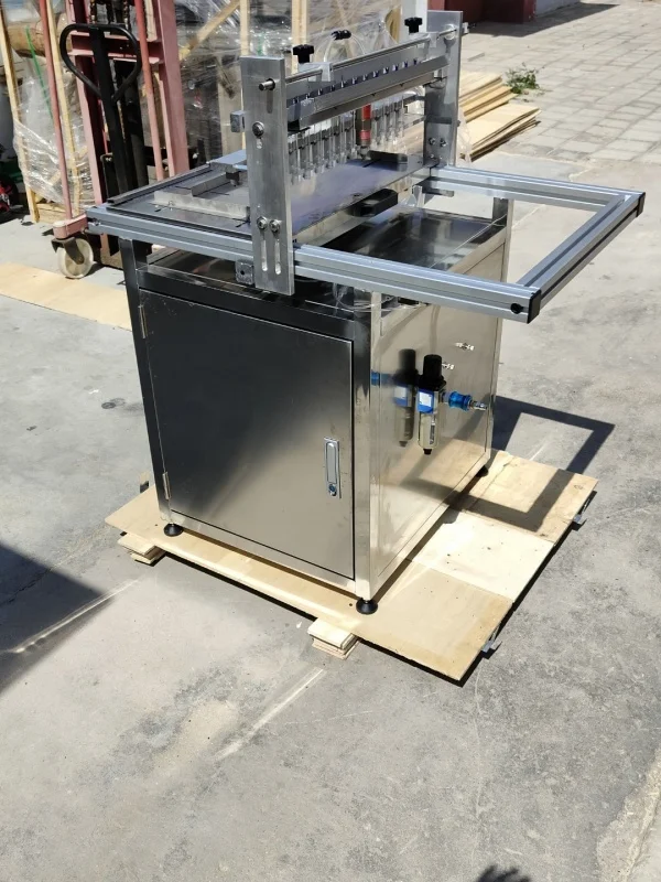 hot Stainless Steel Vegetable Tray Nursery Seedling Seeder Pneumatic Seed Sowing Semi-Automatic Nursery Seedling Machine