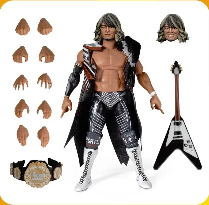 16cm Super 7 Okada Will Action Figure New Japan Pro Wrestling Figures PVC Figurine Statue Collectible Model Ornament Toys Gifts