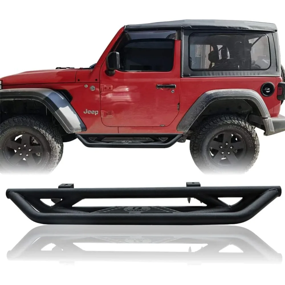 لوحة جري ذات ملمس أسود من Wrangler لمنع الصدأ غير قابلة للانزلاق متوافقة مع 2018 2019 2020 2021 2022 2023 2024 2025 #1