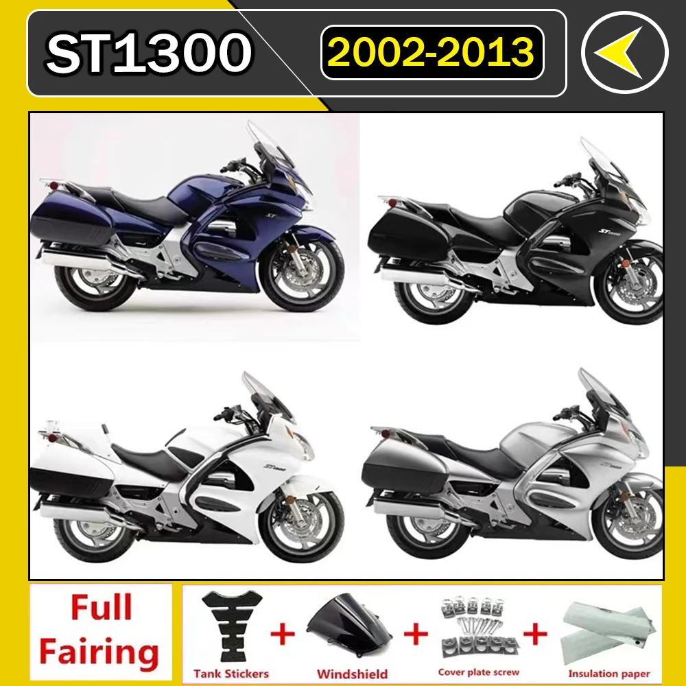 Motorcycle Full Fairing Kit Set Bodywork Fit For ST1300 2002 - 2010 ABS Plastics ST 1300 fairings kits zxmt