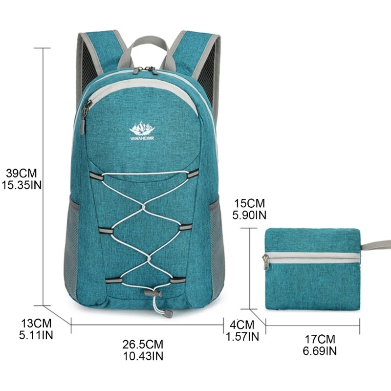 Daypack Mendaki Tahan Air Tas Daypack Perjalanan Berkemah Luar Ruangan